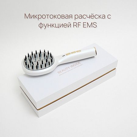 Микротоковая массажная расчёска с функцией RF и EMS